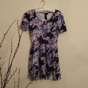 Blue Floral Dress 👗